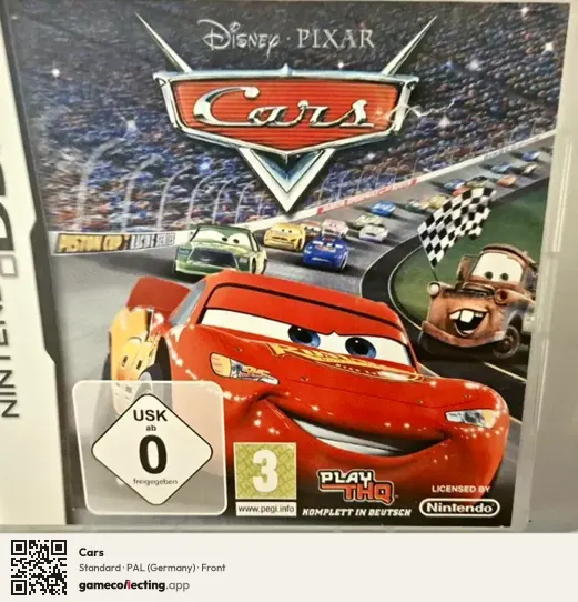 Cars Nintendo DS, Germany box front