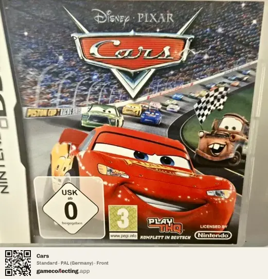 Cars Nintendo DS, Germany box front