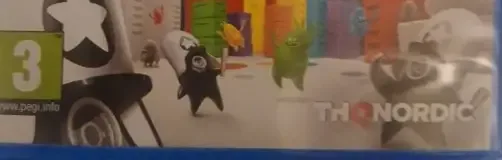 de Blob, the PEGI square on its front