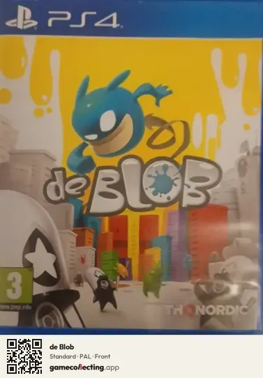 de Blob PlayStation 4, PAL box front
