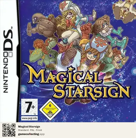 Magical Starsign Nintendo DS, PAL box front