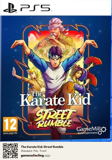 The Karate Kid: Street Rumble PlayStation 5, PAL box front