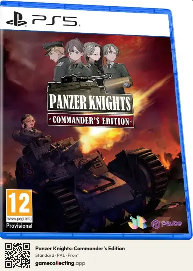 Panzer Knights: Commander's Edition PlayStation 5, PAL box front
