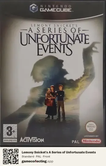 Lemony Snicket's A Series of Unfortunate Events Nintendo GameCube, PAL box front