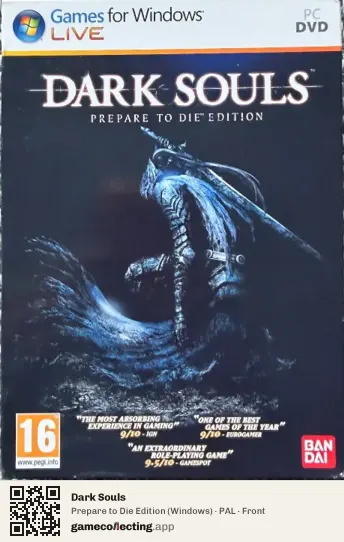 Dark Souls Computer, PAL box front