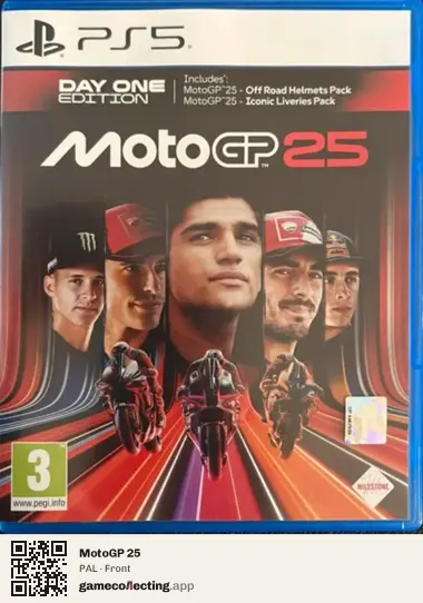 MotoGP 25 PlayStation 5, PAL box front