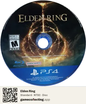 Elden Ring PlayStation 4, NTSC disc