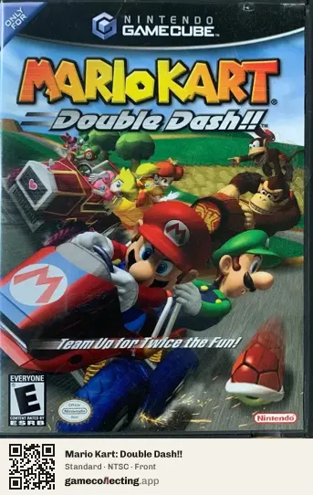 Mario Kart: Double Dash!! Nintendo GameCube, NTSC box front