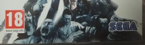 Yakuza: Dead Souls, the PEGI square on its front