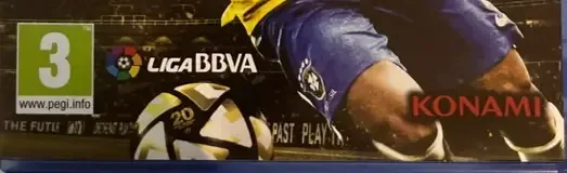Pro Evolution Soccer 2016, the PEGI square on its front