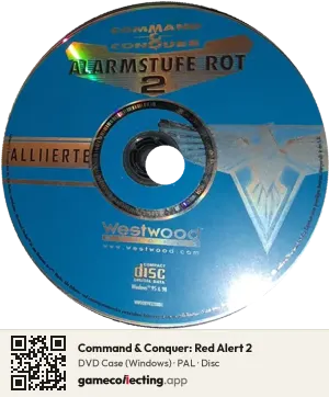 Command & Conquer: Red Alert 2 Computer, PAL disc