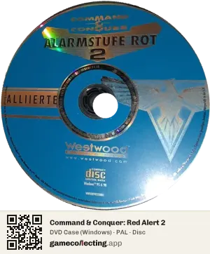 Command & Conquer: Red Alert 2 Computer, PAL disc