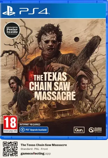 The Texas Chain Saw Massacre PlayStation 4, PAL box front