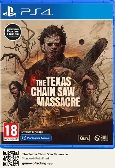 The Texas Chain Saw Massacre PlayStation 4, PAL box front
