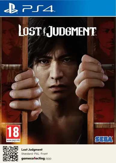 Lost Judgment PlayStation 4, PAL box front