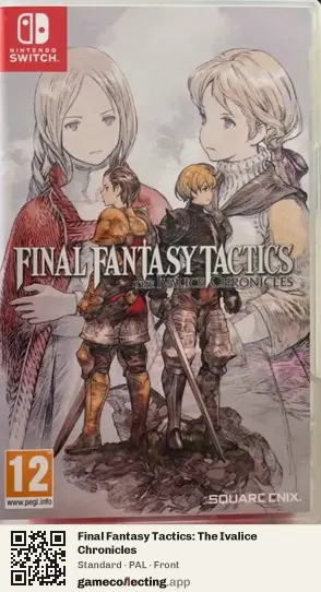 Final Fantasy Tactics: The Ivalice Chronicles Nintendo Switch, PAL box front