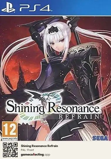 Shining Resonance Refrain PlayStation 4, PAL box front