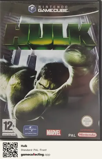 Hulk Nintendo GameCube, PAL box front