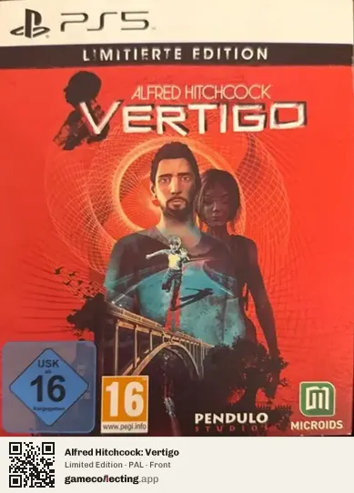 Alfred Hitchcock: Vertigo PlayStation 5, PAL box front