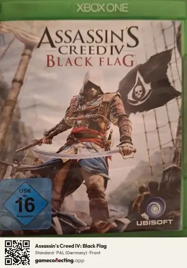 Assassin's Creed IV: Black Flag Xbox One, Germany box front