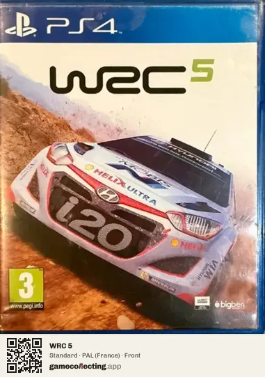 WRC 5 PlayStation 4, France box front
