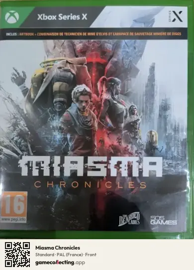 Miasma Chronicles Xbox Series X, France box front