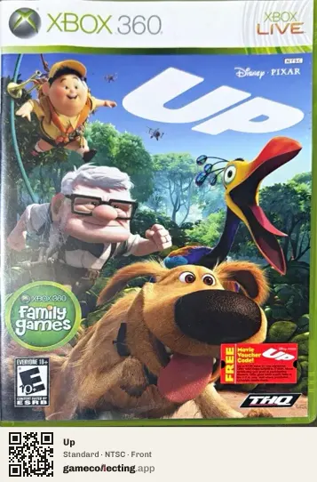 Up Xbox 360, NTSC box front