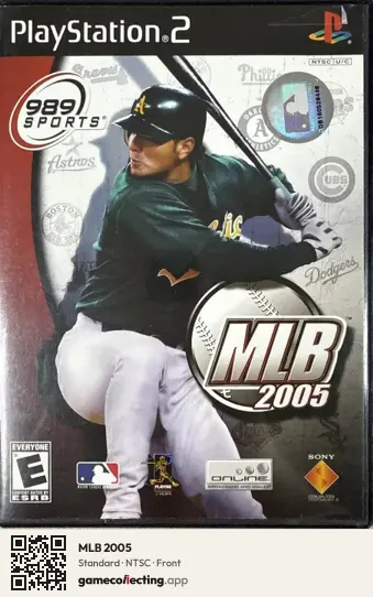 MLB 2005 PlayStation 2, NTSC box front