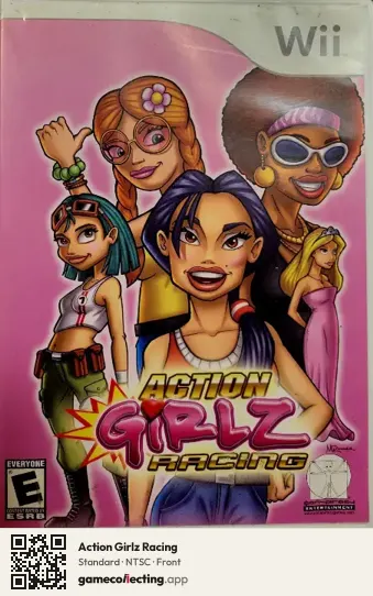 Action Girlz Racing Nintendo Wii, NTSC box front