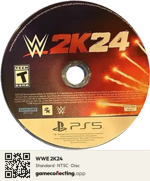 WWE 2K24 PlayStation 5, NTSC disc