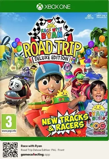Race with Ryan Xbox One, PAL box front