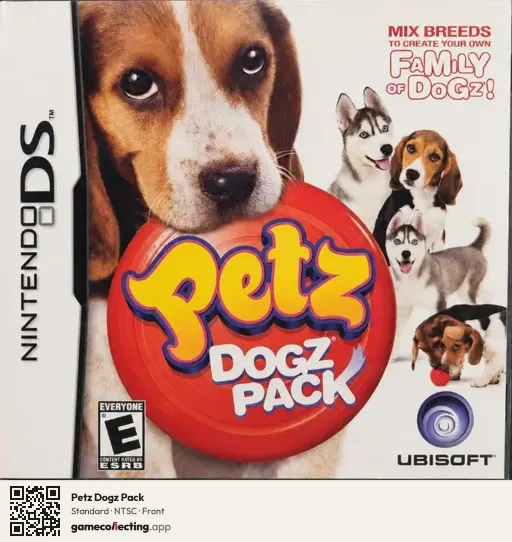Petz Dogz Pack Nintendo DS, NTSC box front
