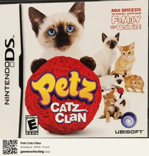 Petz Catz Clan Nintendo DS, NTSC box front