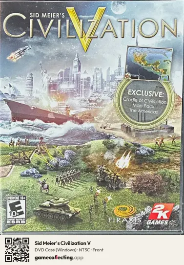 Sid Meier's Civilization V Computer, NTSC box front
