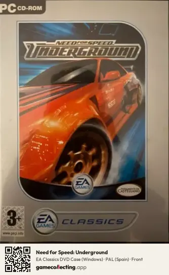 Need for Speed: Underground Computer, Spain box front