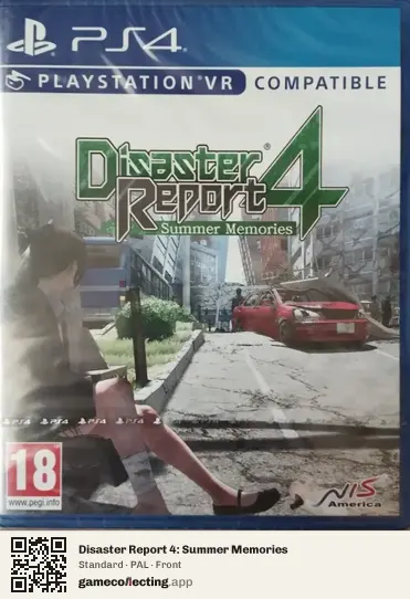Disaster Report 4: Summer Memories PlayStation 4, PAL box front