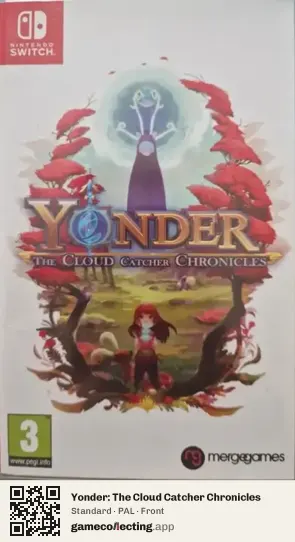 Yonder: The Cloud Catcher Chronicles Nintendo Switch, PAL box front