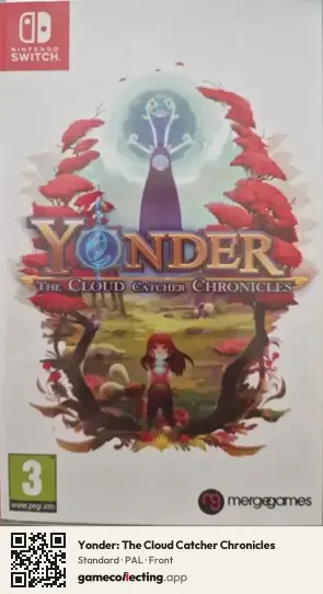 Yonder: The Cloud Catcher Chronicles Nintendo Switch, PAL box front