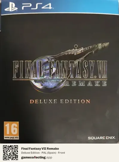 Final Fantasy VII Remake PlayStation 4, Spain box front