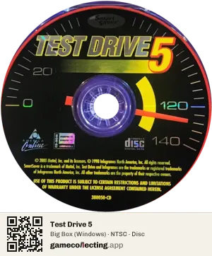 Test Drive 5 Computer, NTSC disc