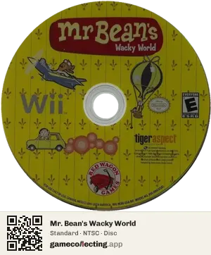 Mr. Bean's Wacky World Nintendo Wii, NTSC disc