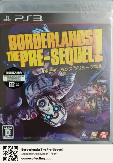 Borderlands: The Pre-Sequel! PlayStation 3, Asia box front