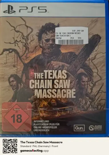 The Texas Chain Saw Massacre PlayStation 5, Germany box front