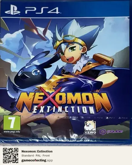 Nexomon: Extinction PlayStation 4, PAL box front