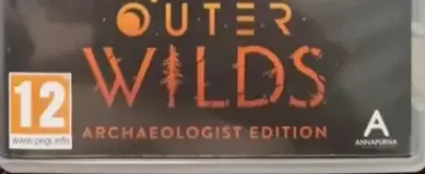 Outer Wilds, the USK square on its front