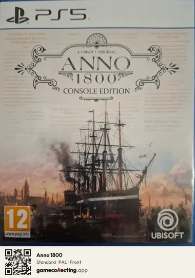 Anno 1800 PlayStation 5, PAL box front