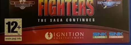 King of Fighters 2000/2001, the PEGI square on its front