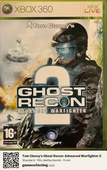 Tom Clancy's Ghost Recon: Advanced Warfighter 2 Xbox 360, Netherlands box front