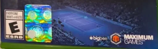 Tennis World Tour, the ESRB box on its front