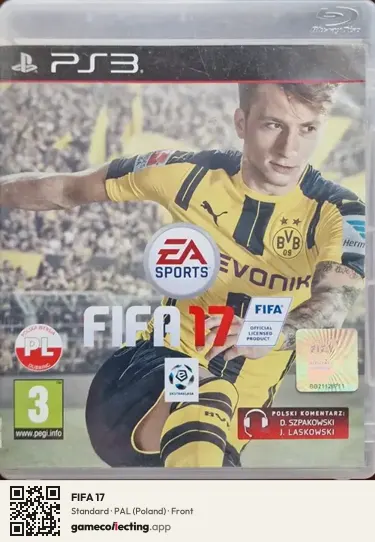 FIFA 17 PlayStation 3, Poland box front